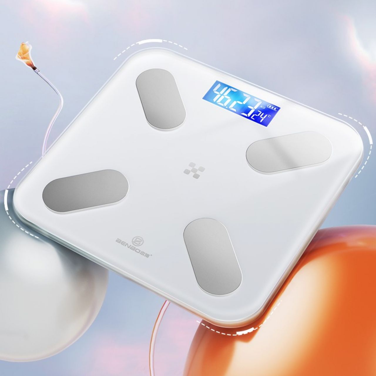 電子稱體重秤家用精準(zhǔn)的充電人體智能體脂小型支持HUAWEI HiLink